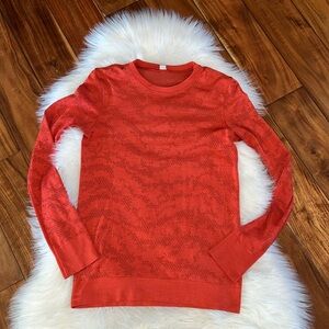 Lululemon mesh long sleeve top Sz 2